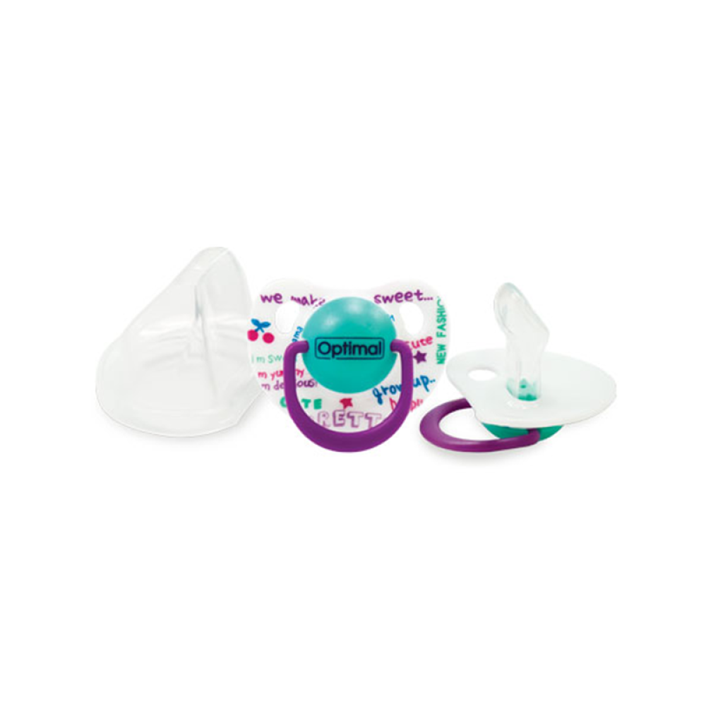 Optimal Orthodontic Silicone Pacifier 0+