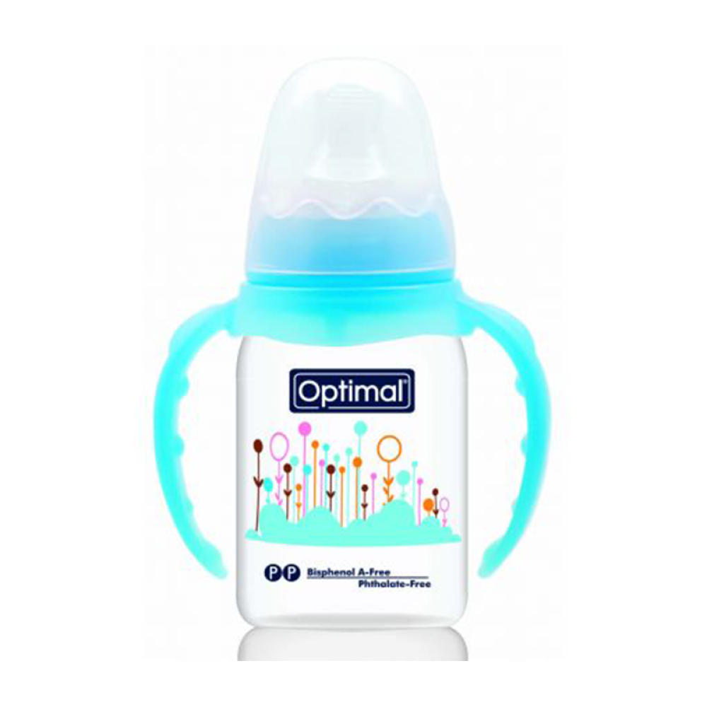 Optimal N.Neck Orthodontic Bottle 140ml W Handle