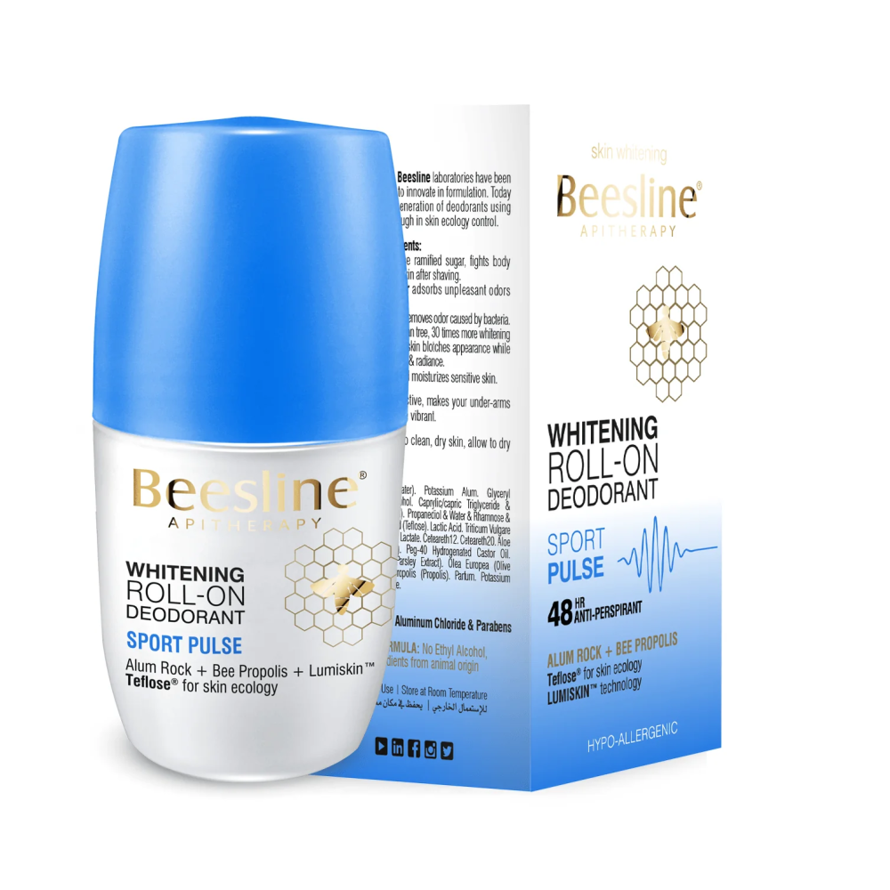 Beesline Whitening Roll-On Deodorant Sport Pulse 50ml