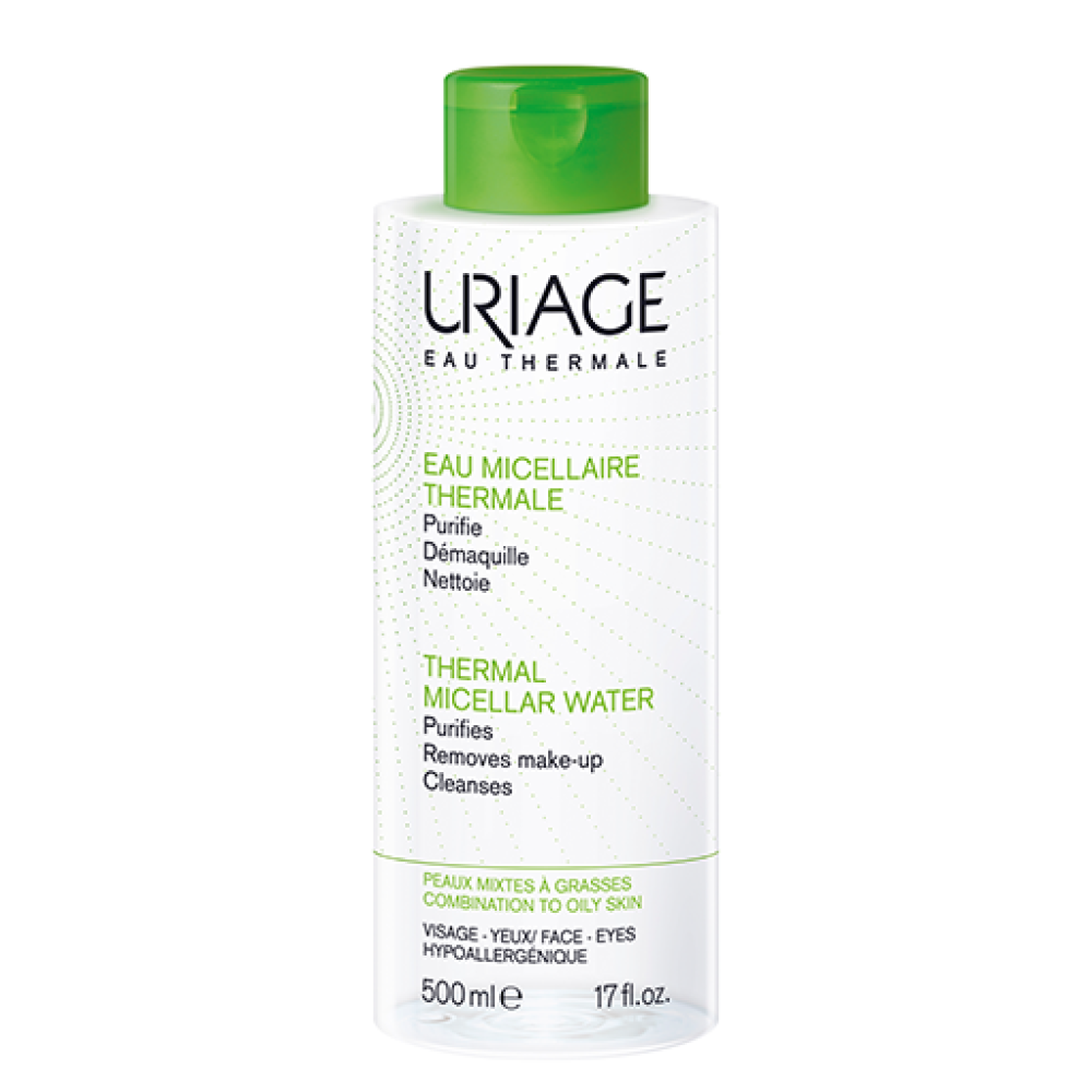 Uriage Eau Micellaire Thermale Peaux Mixtes à Grasses 500ml