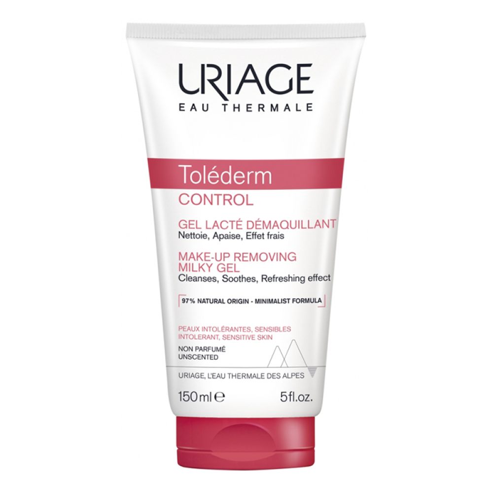 Uriage Tolederm Control Gel Lacte Demaquillant New 150ml