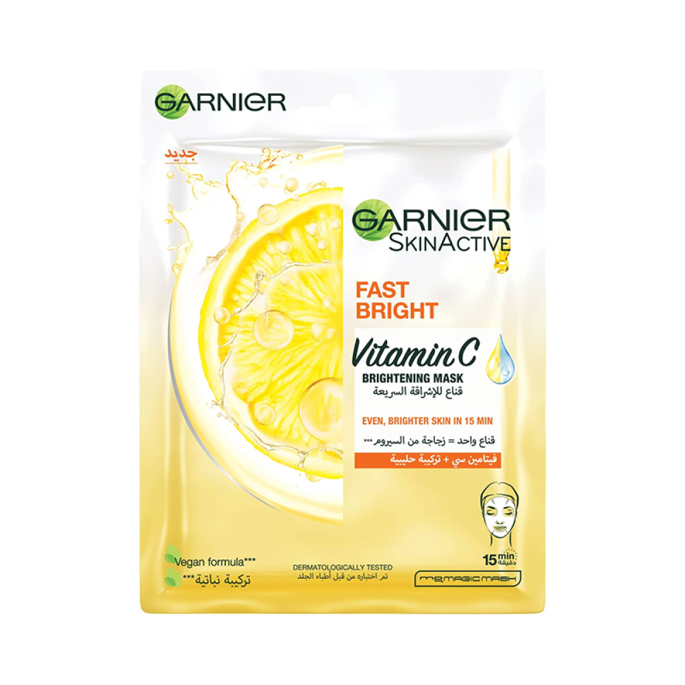 Garnier Tissue Face Mask Fast Bright