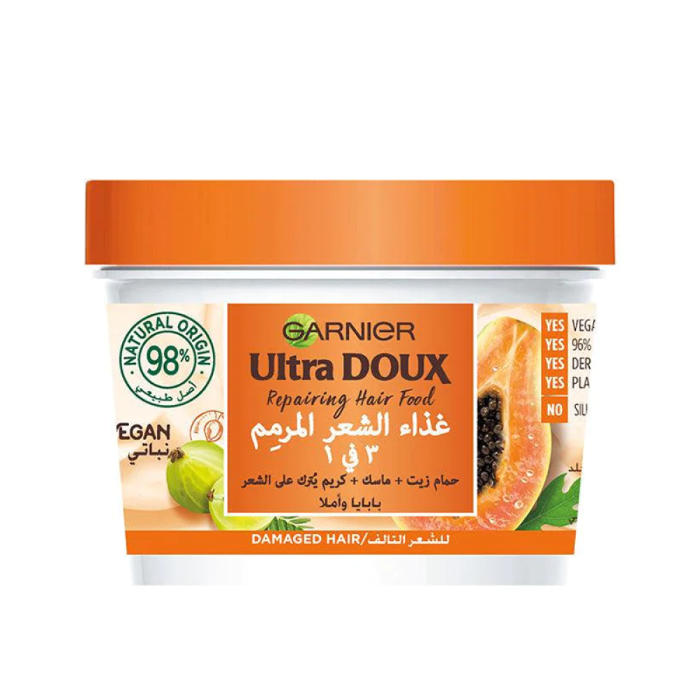 Garnier Ultra Doux HairFood Mask Jar Papaye 390ml