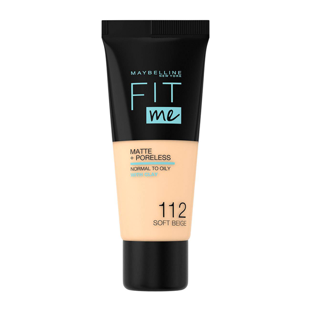 maybelline fit me matte poreless foundation 112 soft beige