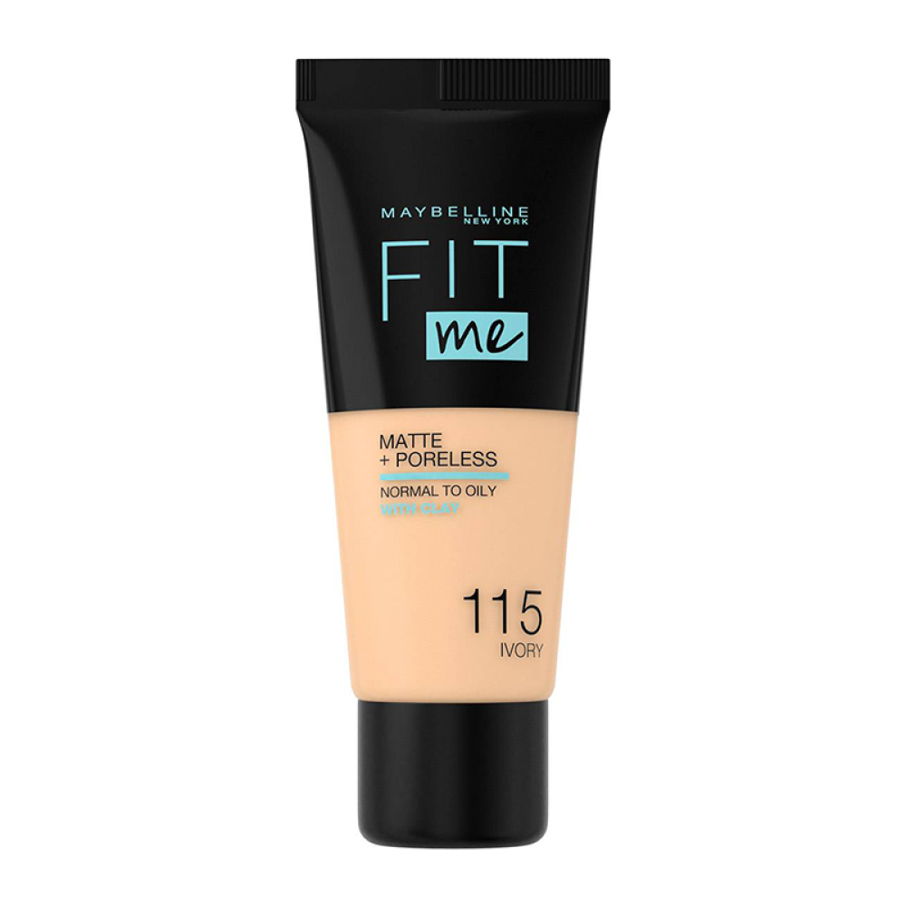 maybelline fit me matte poreless foundation 115 ivory