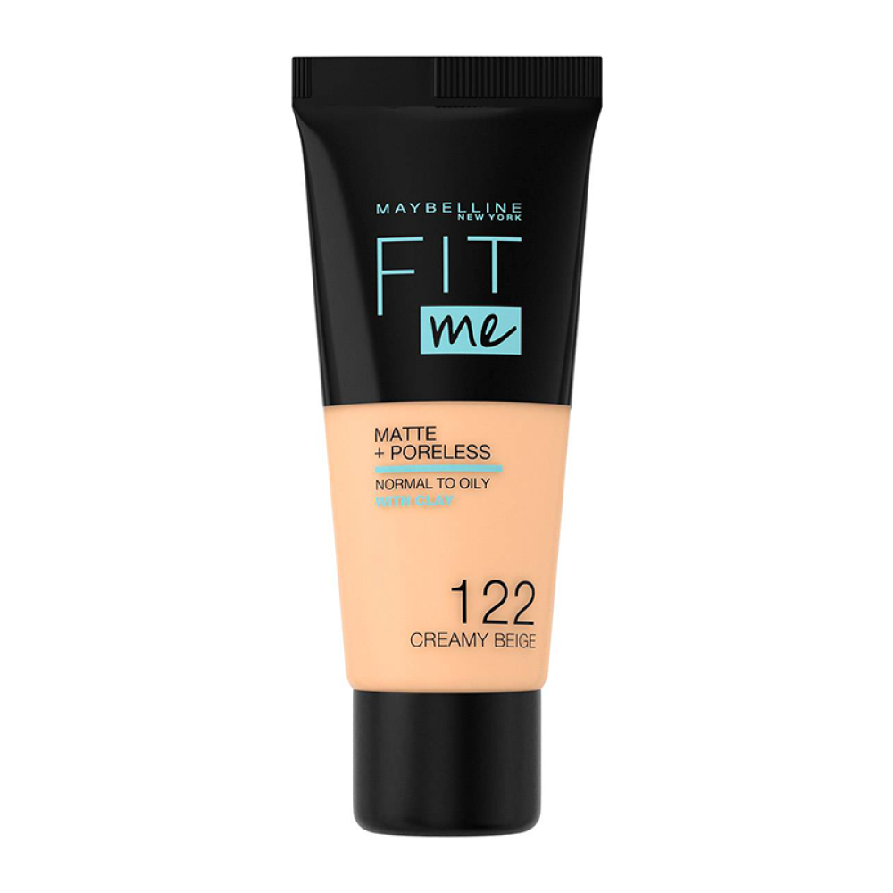 maybelline fit me matte poreless foundation 122 creamy beige