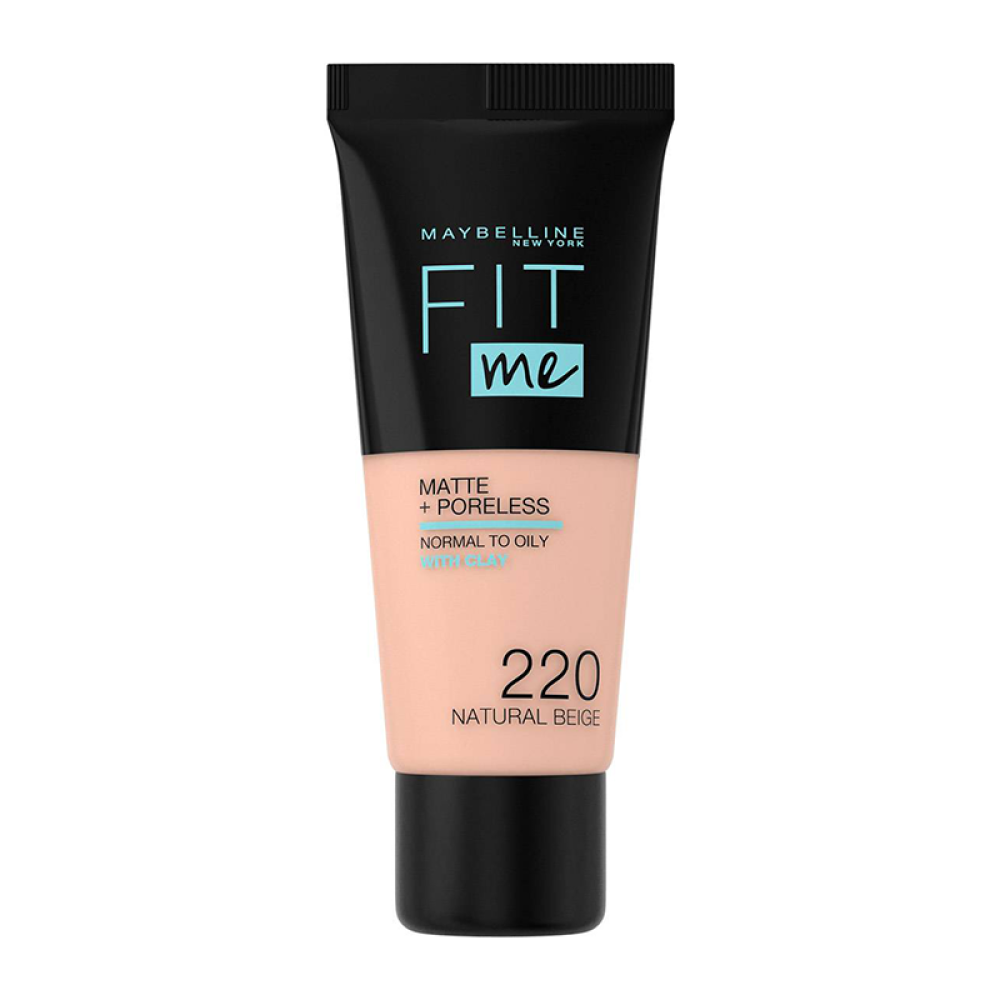 MAYBELLINE Fit Me Matte Poreless Foundation 220 Natural Beige