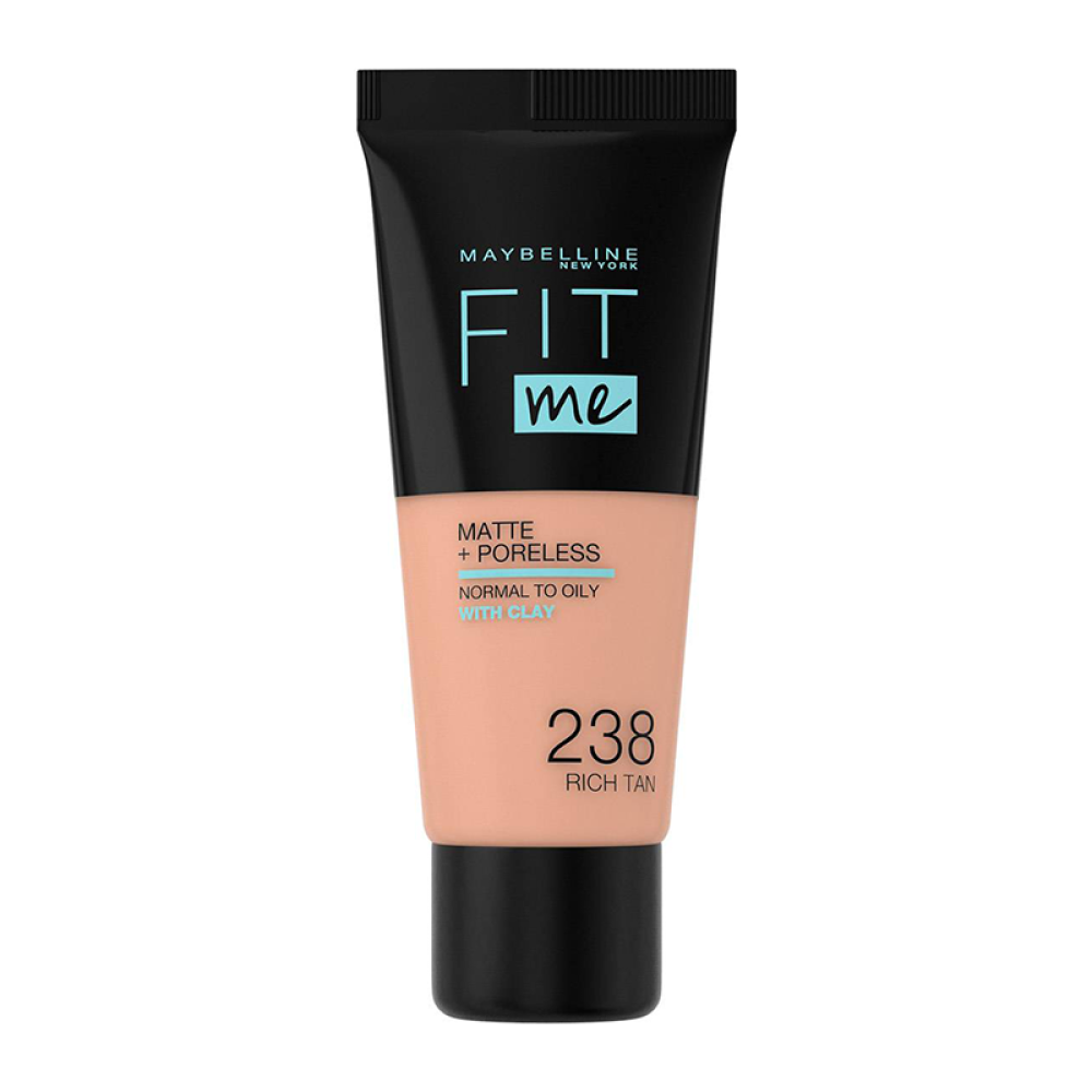 MAYBELLINE Fit Me Matte Poreless Foundation 238 Rich Tan