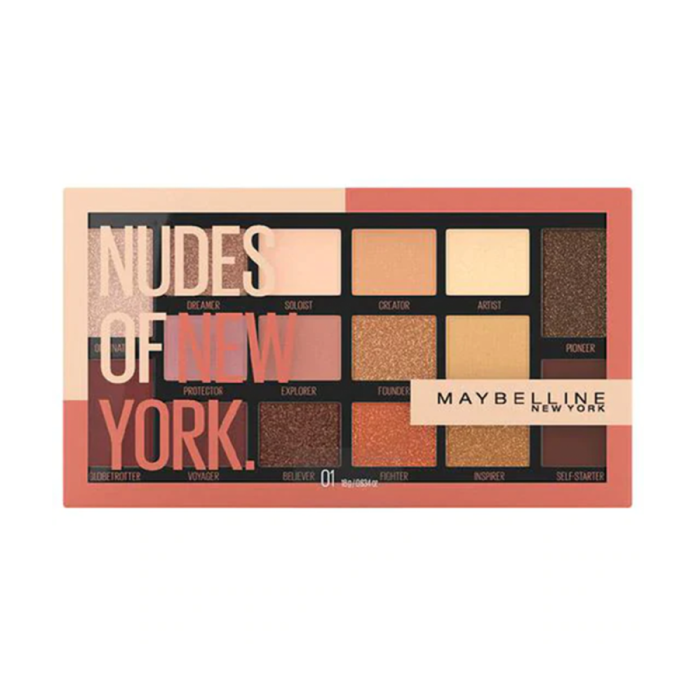 MAYBELLINE Nomad Eyeshadow Palette Nudes 010