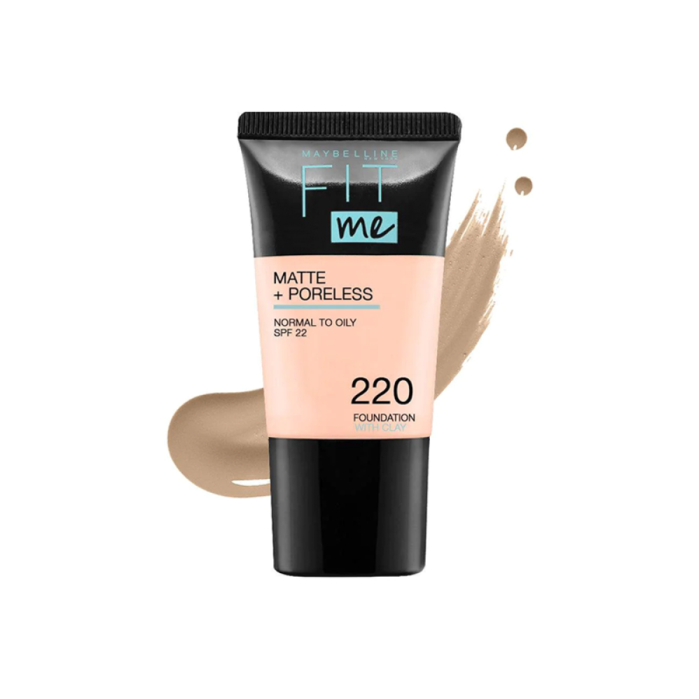 MAYBELLINE Fit Me Matte Poreless Foundation 220 Natural Beige 18ml