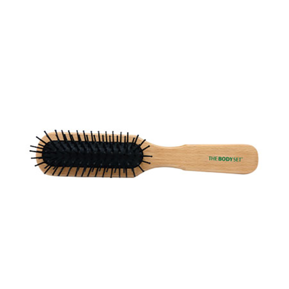 The Body Set Small Oval Beech Hair Brush