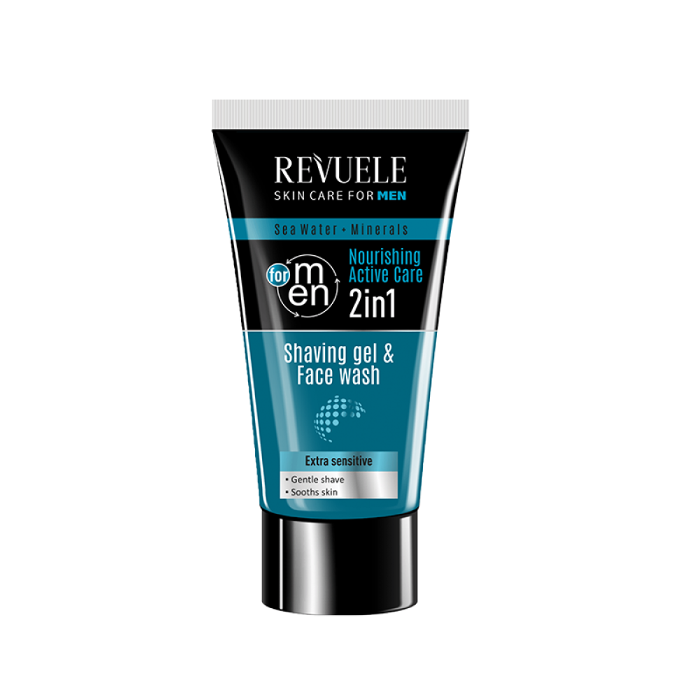 Revuele Men Care Sea Water And Minerals Shaving Gel And Face Wash 2 in 1