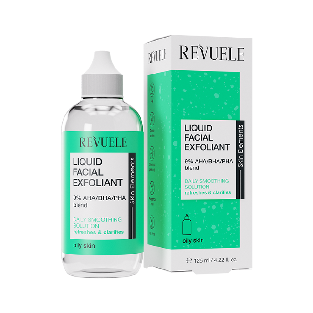  Revuele Liquid Facial Exfoliant 9% AHA/BHA/PHA 125ml