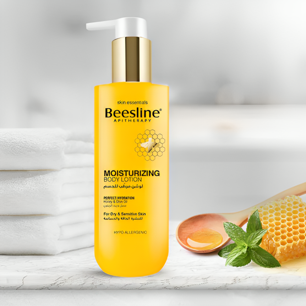 Beesline Moisturizing Body Honey And Olive Oil Lotion 400ml