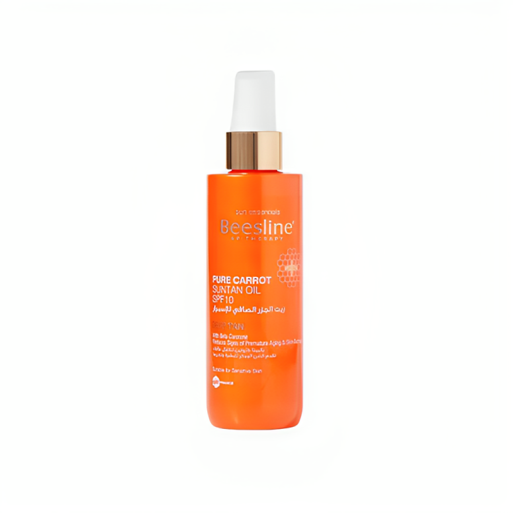 Beesline Pure Carrot Suntan Oil Spf10 200ml