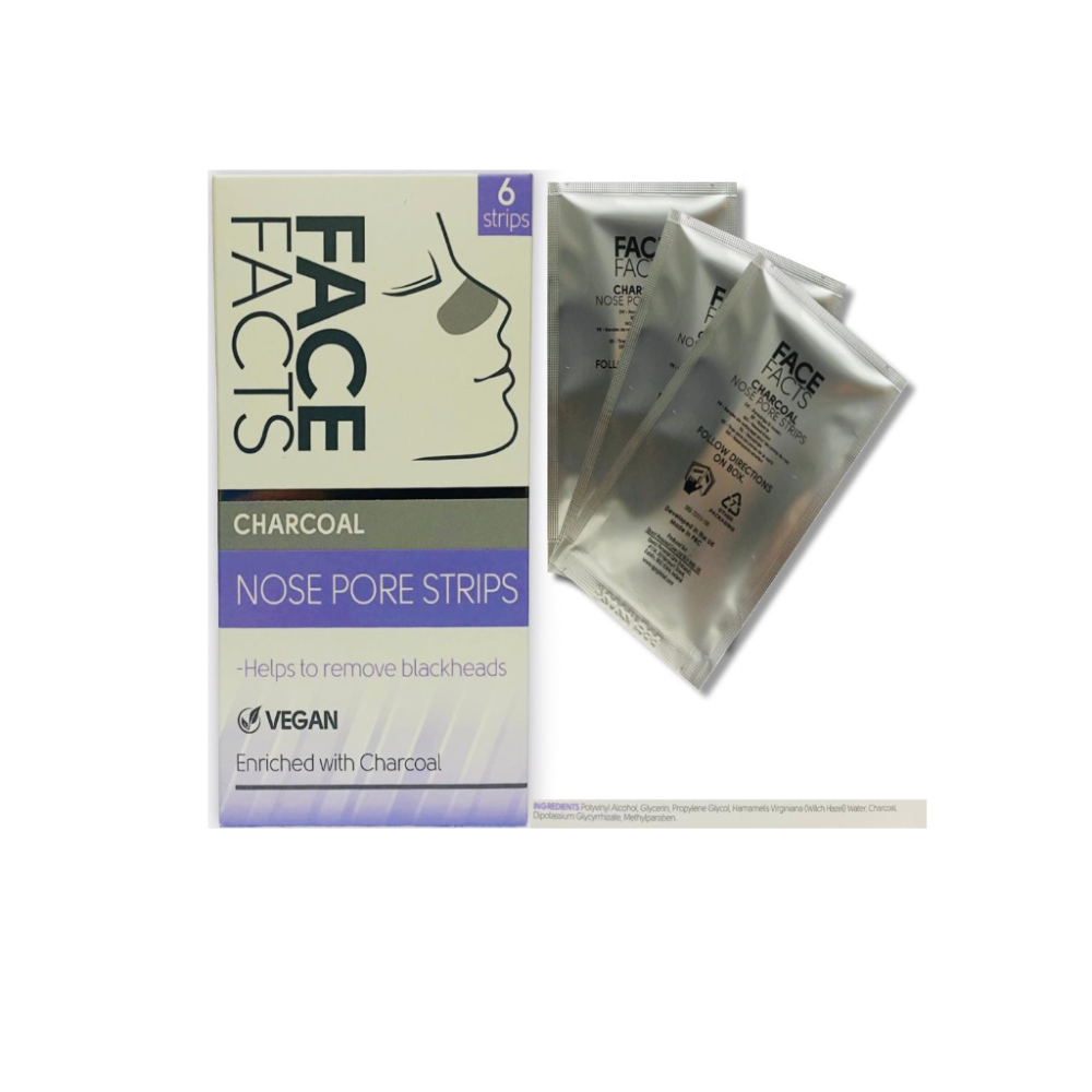 Face Facts 6x Charcoal Nose Pore Strips