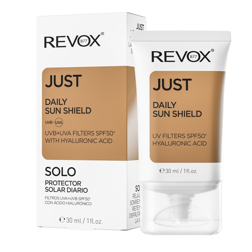 REVOX B77 Just Daily Sun Shield UVA+UVB SPF50 + With HyaluronicAcid 30ml