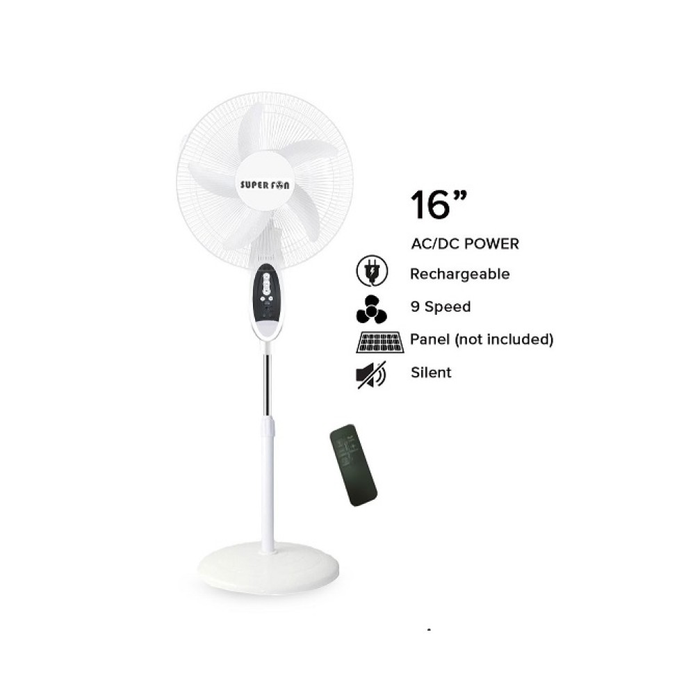 SUPER FAN Rechargeable & Standing Fan 16