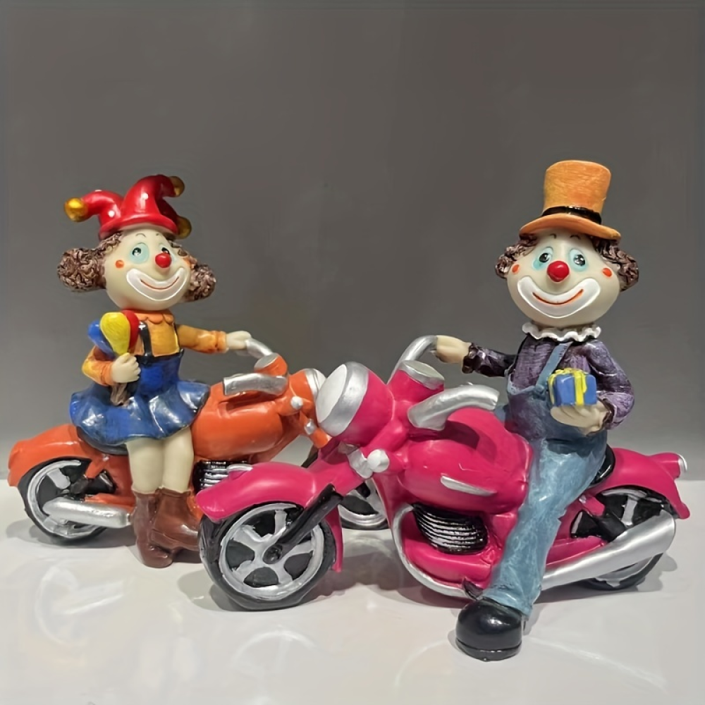 Resin Craft Clowns Family