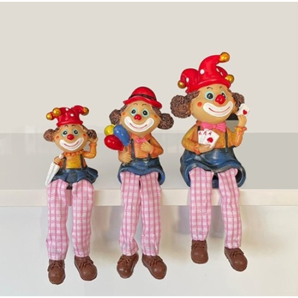 Resin Craft Clowns Family