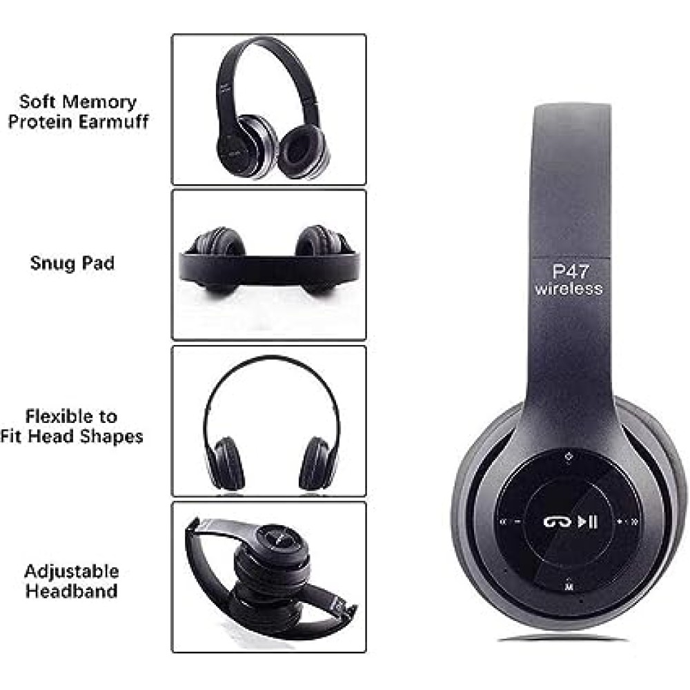 Wireless Headphones Over Ear P47 