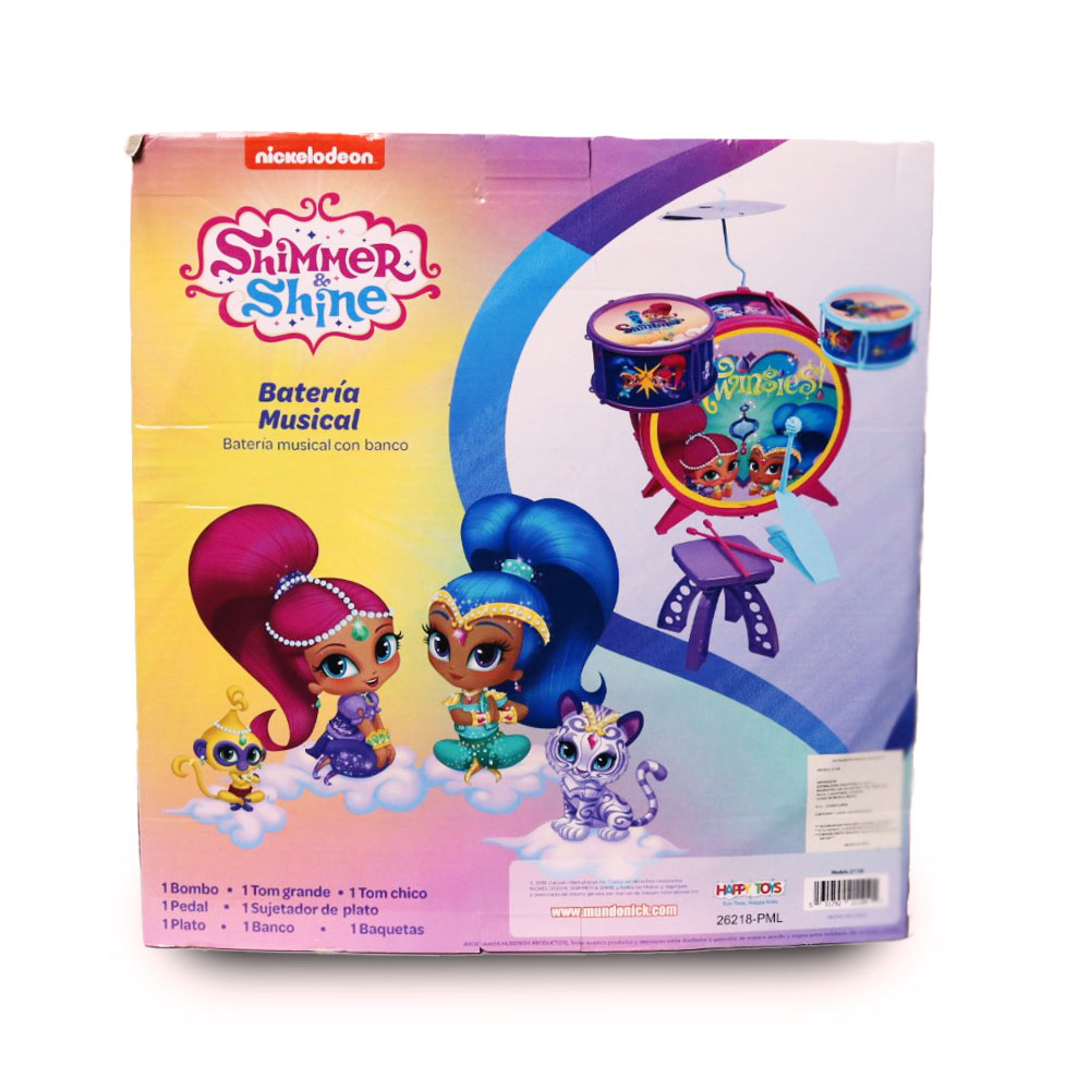 Shimmer & Shine – Drum  , Happy toys , music toy 