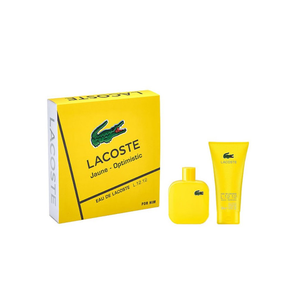 Lacoste Jaune – Optimistic Eau de Lacoste l.12.12 for him GIFT SET