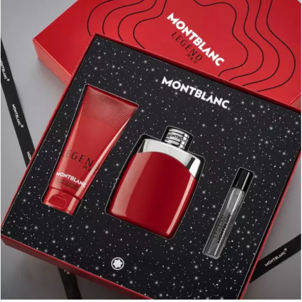 Mont Blanc Legend red 3 pcs Gift Set for him