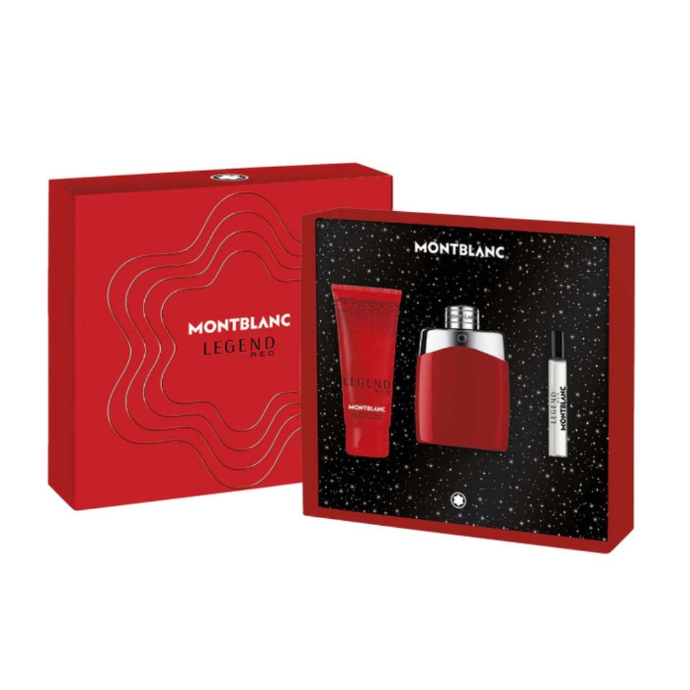 Mont Blanc Legend red 3 pcs Gift Set for him