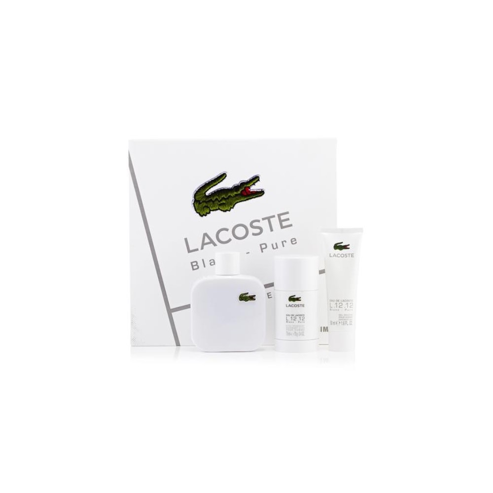 eau de lacoste l.12.12 Blanc Pure set 