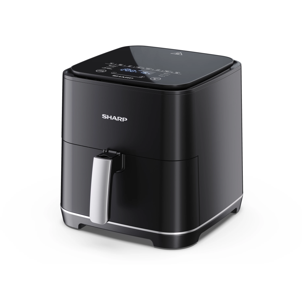 Sharp, Airfryer 5L, 1450W, 8 Cook Menu, Black