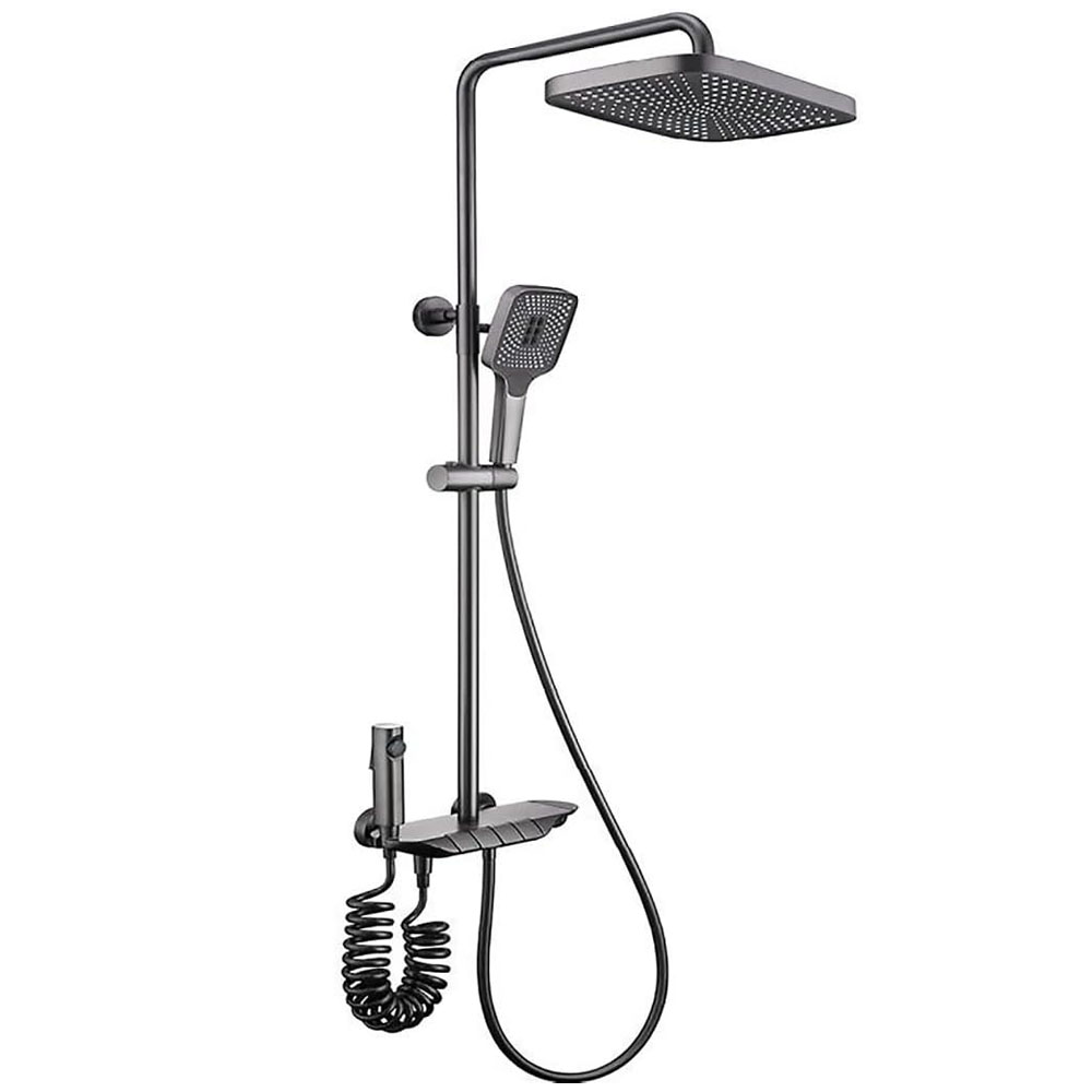 Italia Shower System Thermostatic Shower Faucet Set Wall