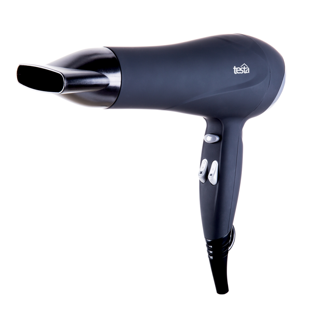 Testa Hair Dryer 2200W , 6 power settings: 2 airflow speeds & 3 temperature level settings for any hair type and styling need