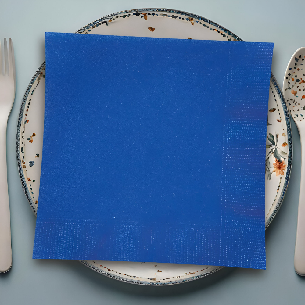 Unique - Royal Blue Napkins 20ct