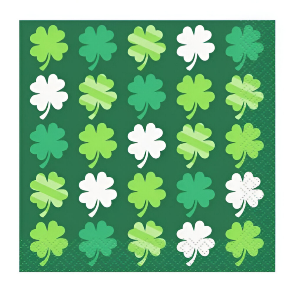 Unique Lucky Clover Napkins 16ct