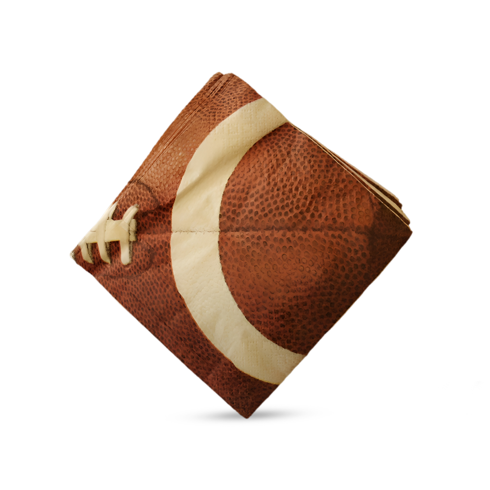 Unique Football Party Napkins 16ct