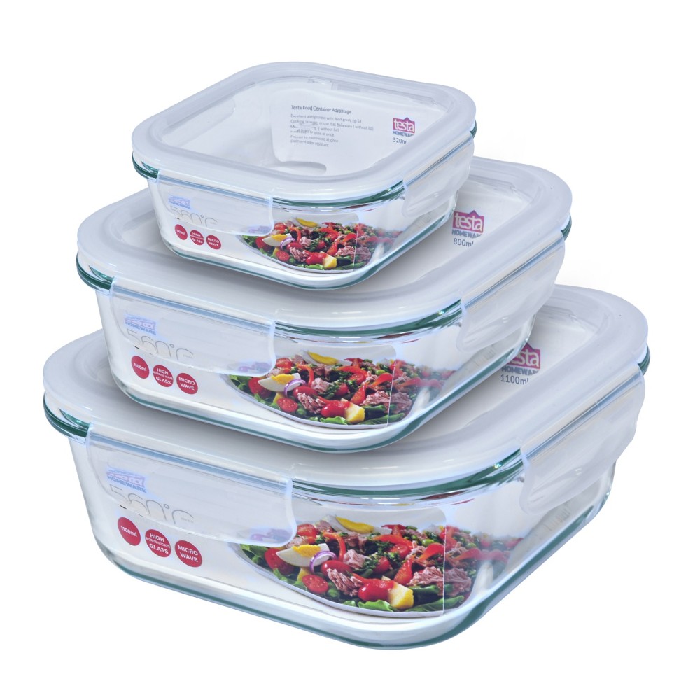 Testa Food Container Set - Square