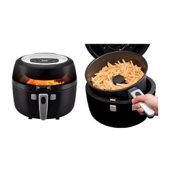 Decakila Air Fryer 7L Capacity, 1350W Motor, Non-Stick PTFE and Transparent Visual Window (KEEC041B)