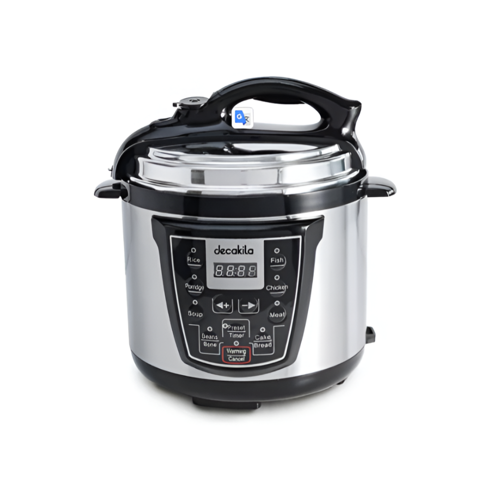 Decakila Electric Pressure Cooker 5L Capacity, 900W Motor, Single side non-stick coating, 9 preconfigured functions (KEER041M)