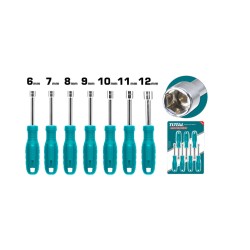 Total 7Pcs Nut Screwdriver Set