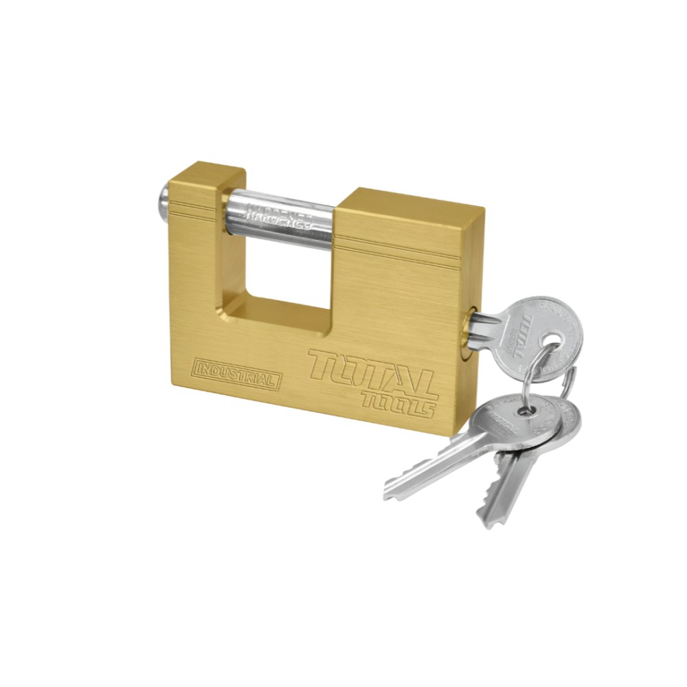 Total Brass Block Padlock 60mm