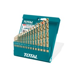 Total 19pcs HSS twist drill bits set