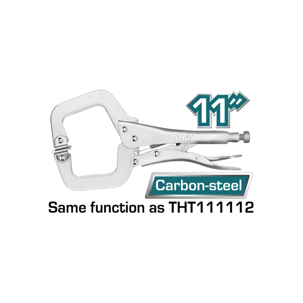 Total C-clamp locking plier 11"