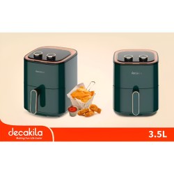 Decakila 3.5L Air Fryer | Powerful  1400W Wattage, overheat protection and 30 min timer (KEEC036V)