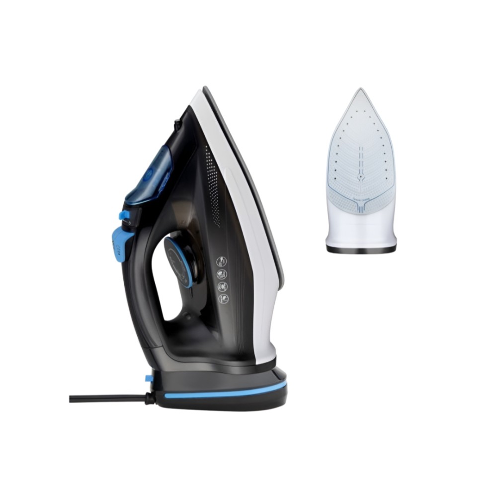 Decakila Steam Iron With Steam Rate 25g/min, 2200W Motor and 300 ml Water Capacity (KEEN013B)