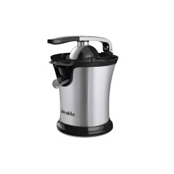 Decakila-Citrus Juicer Stainless Steel With Double cones and 160W 120V 50-60Hz Soft Rubber Grip (KEJC008B)