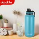 Decakila- 2PCSX900ML Stainless Water Dispenser, BPA free, set of 2 pieces 900Ml  (Hot and Cold )