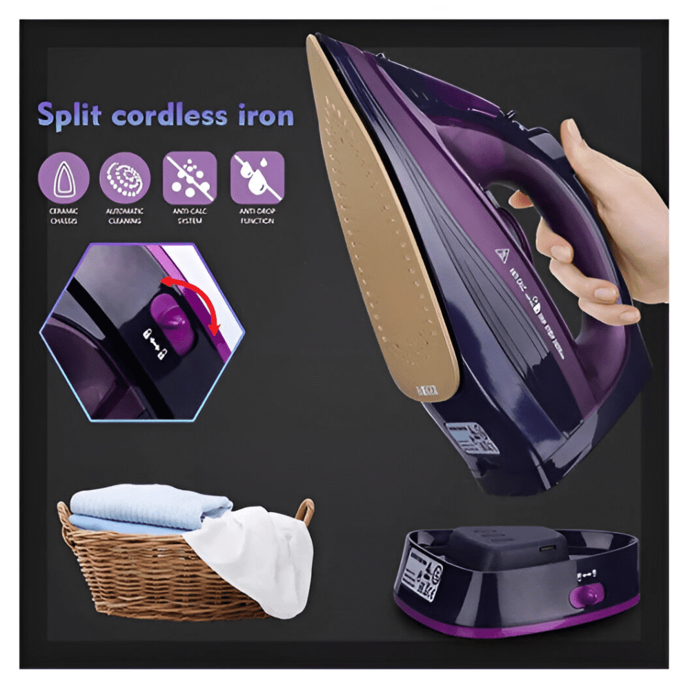 RAF Cordless Electric Steam Iron 