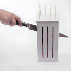 Brochette Express Kebab Maker , for Meats, Vegetables and Fruit .