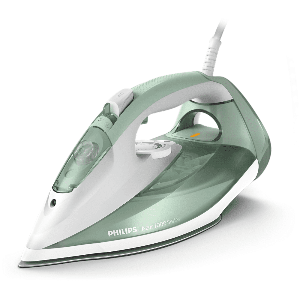 Philips - 7000 Series HV Steam Iron Desert Green/Grey